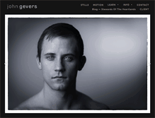 Tablet Screenshot of johngevers.com